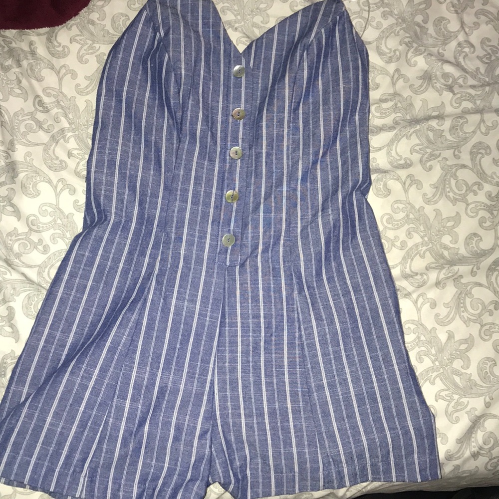 Blue romper